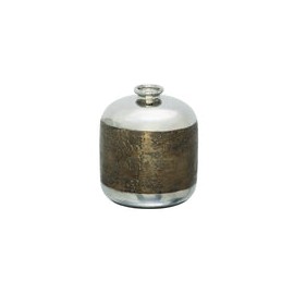 Jarron de Ceramica y Metal 15.2 X 33 cms Grande