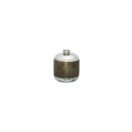 Jarron de Ceramica y Metal 15.2 X 33 cms Grande