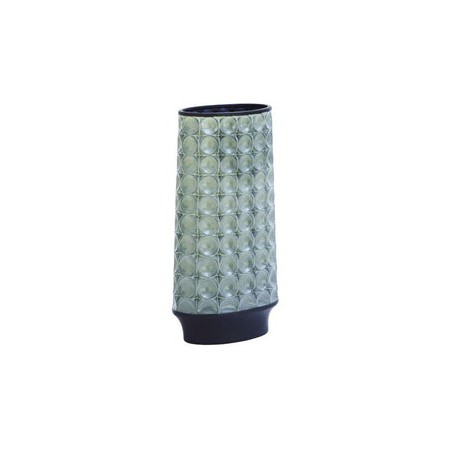 Jarrón de Ceramica Decorativo Gris 23 X 45.7 cms Grande