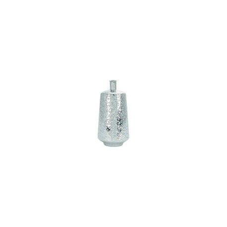 Jarrón de Ceramica Plata Ancho 50.8cm x 25.4 cm